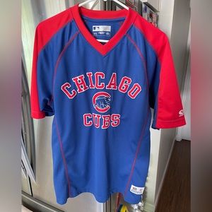CHICAGO CUBS TRUE FAN VNECK  PULLOVER JERSEY ADULT Medium